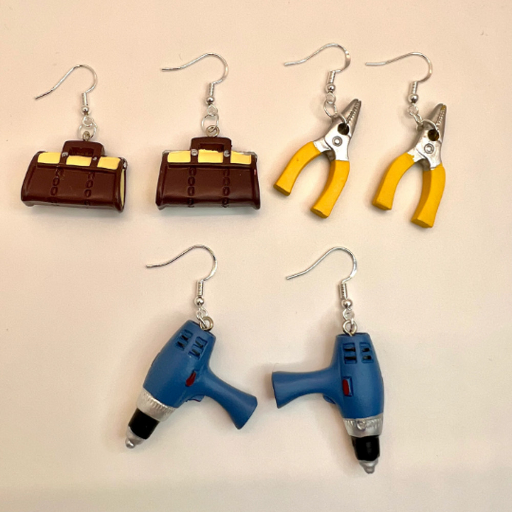 Tool Bag Earrings - Maintenance Earrings - Boss Gift - Tool Box Earrings